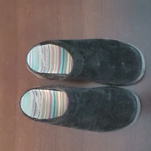 Dansko black slides